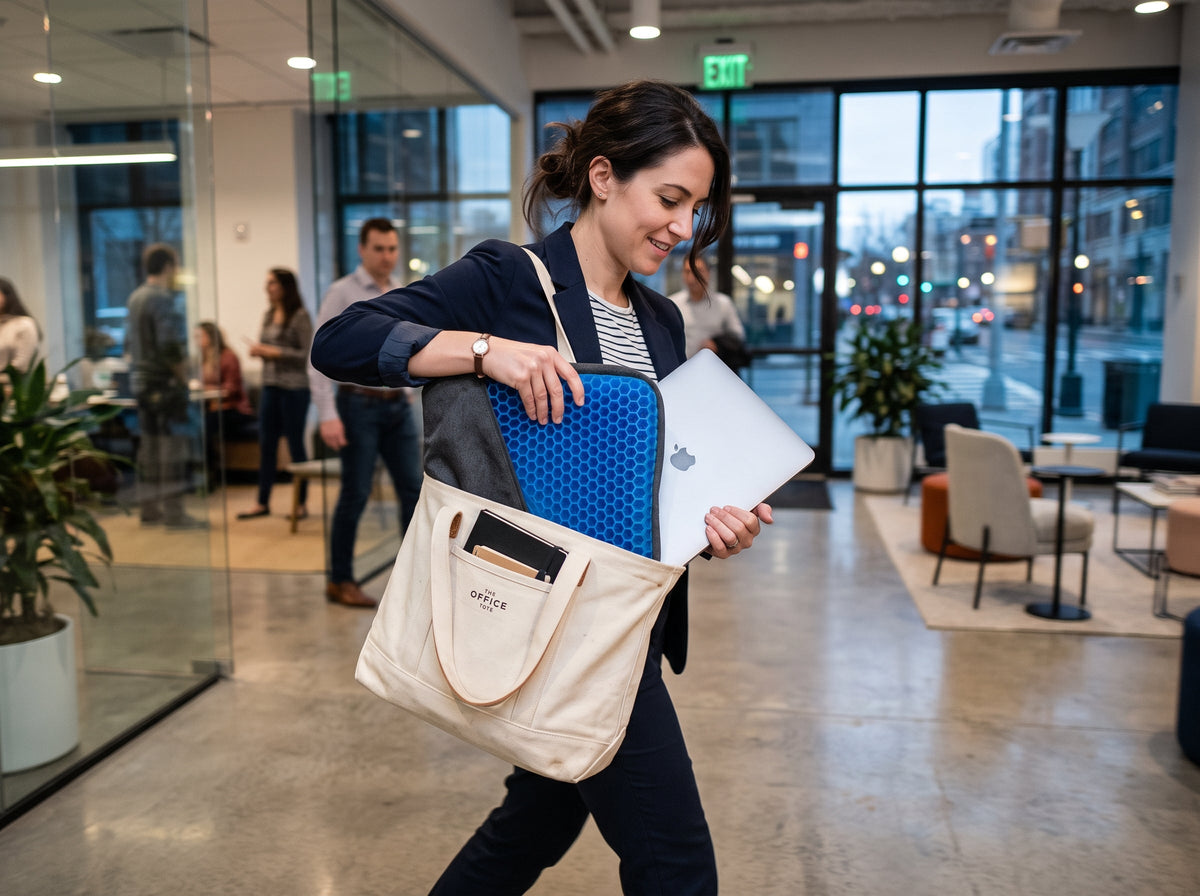 L'assise SEDORA glissée dans un sac